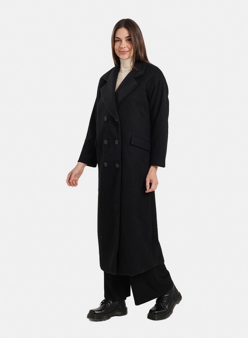 Clue Midi Coat With Notch Collar - Image 3